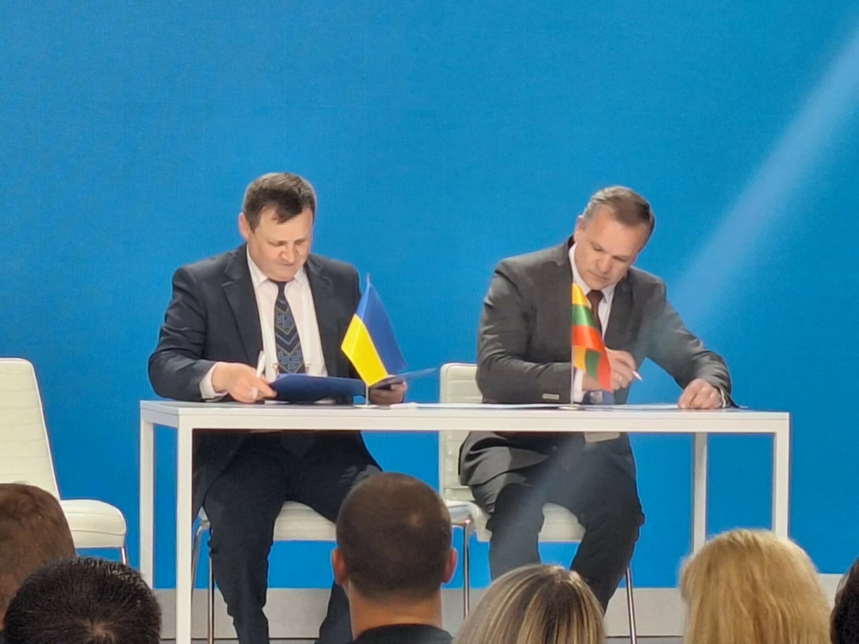 Visagino savivvaldybės vadovai viešėjo Ukrainoje