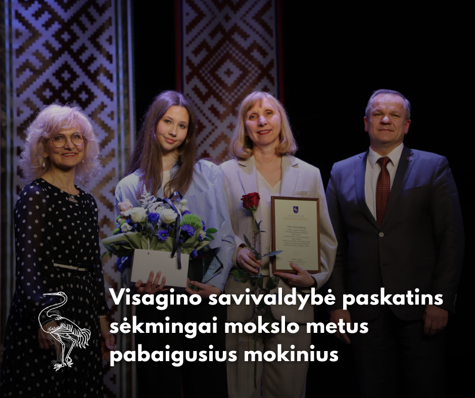 Visagino savivaldybė paskatins sėkmingai mokslo metus pabaigusius mokinius