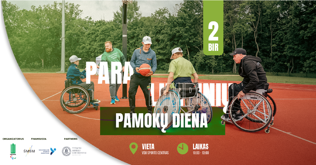 Dalyvaukite Paralimpinių pamokų dienoje!
