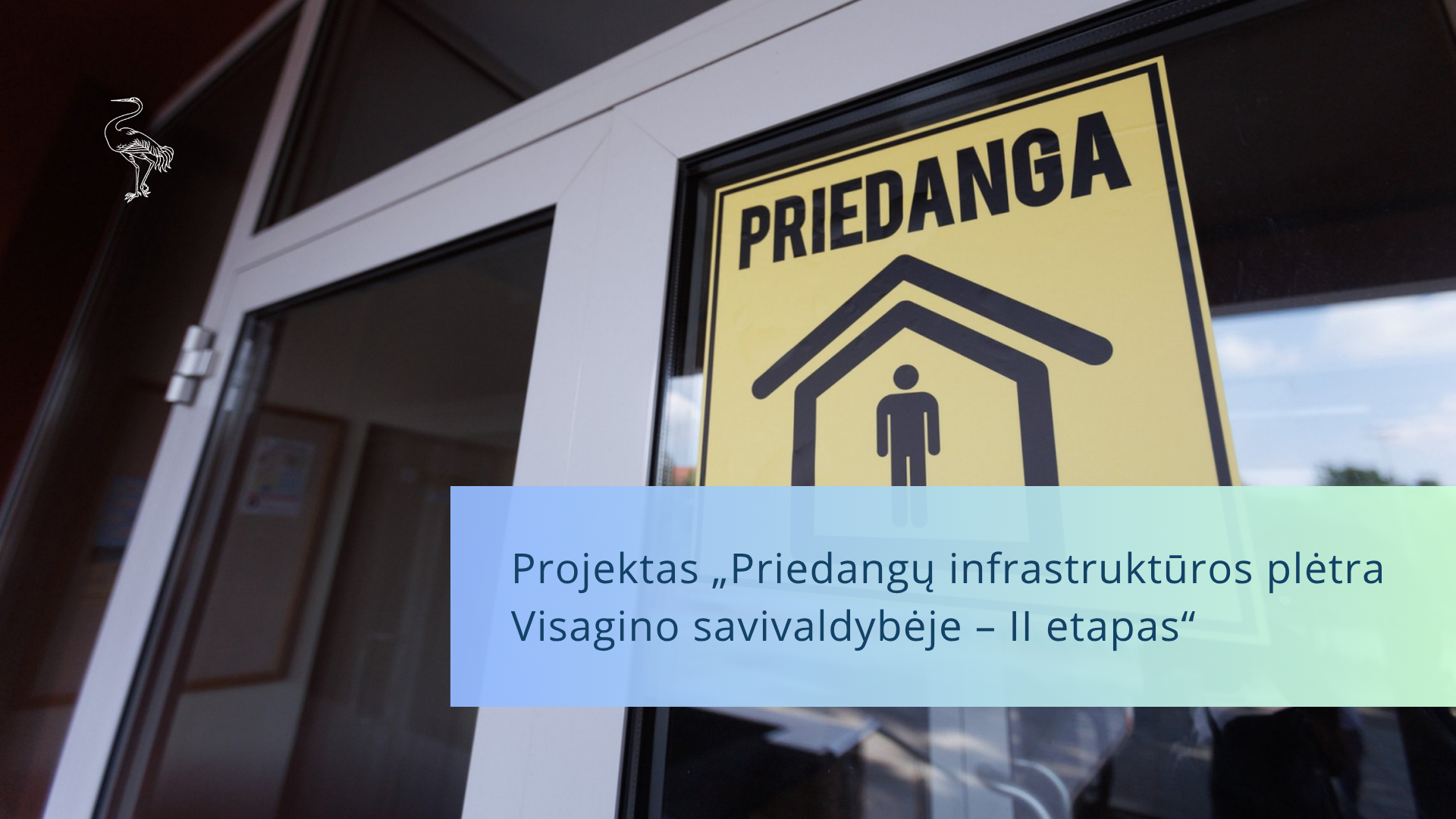 Vykdomas projektas „Priedangų infrastruktūros plėtra Visagino savivaldybėje – II etapas“