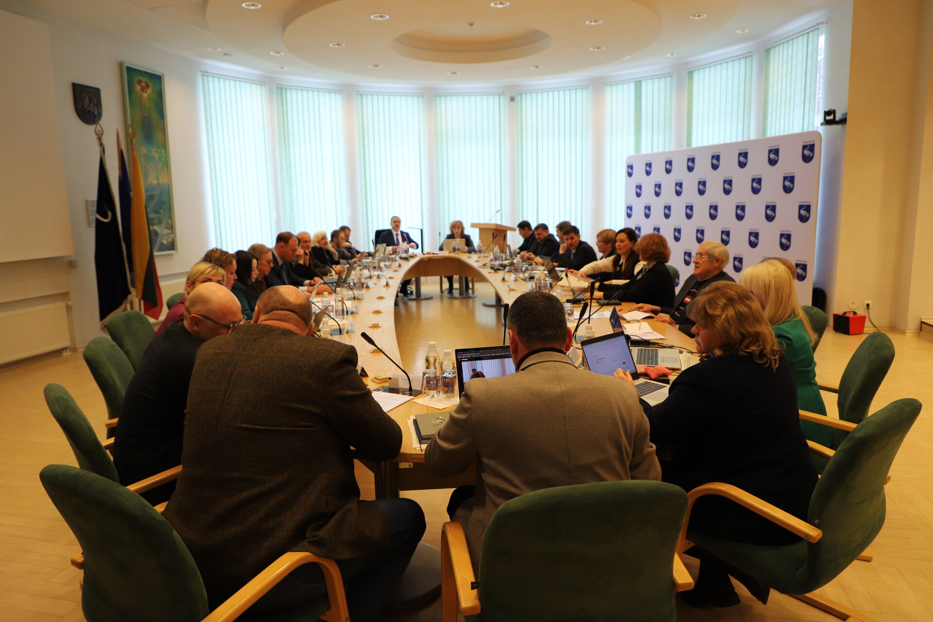 Šiuo metu vyksta Visagino savivaldybės tarybos posėdis
