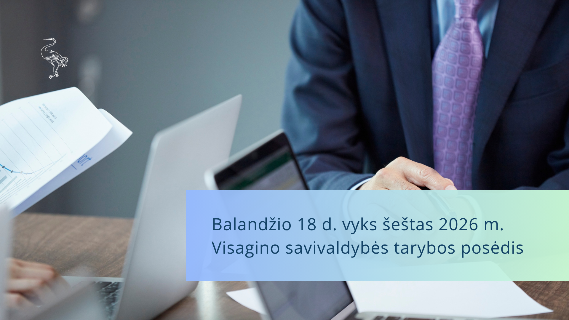 Birželio 18 d. vyks šeštas 2026 m. Visagino savivaldybės tarybos posėdis