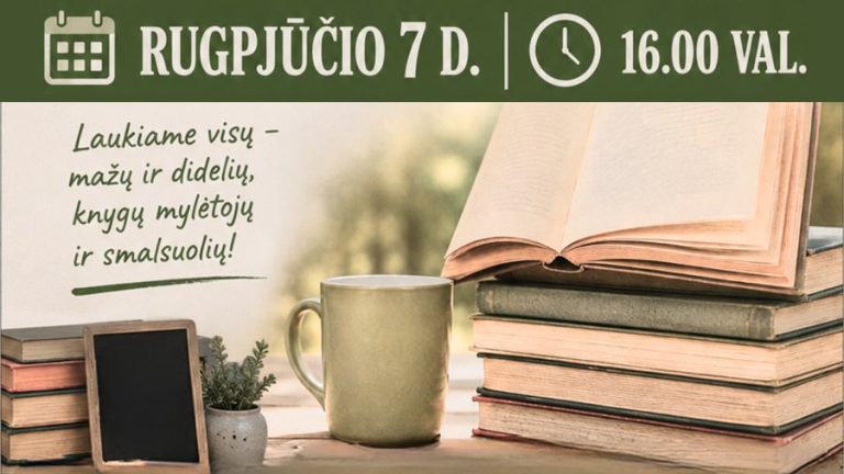 7 августа в Висагинасе откроется «Аллея книг и развлечений»
