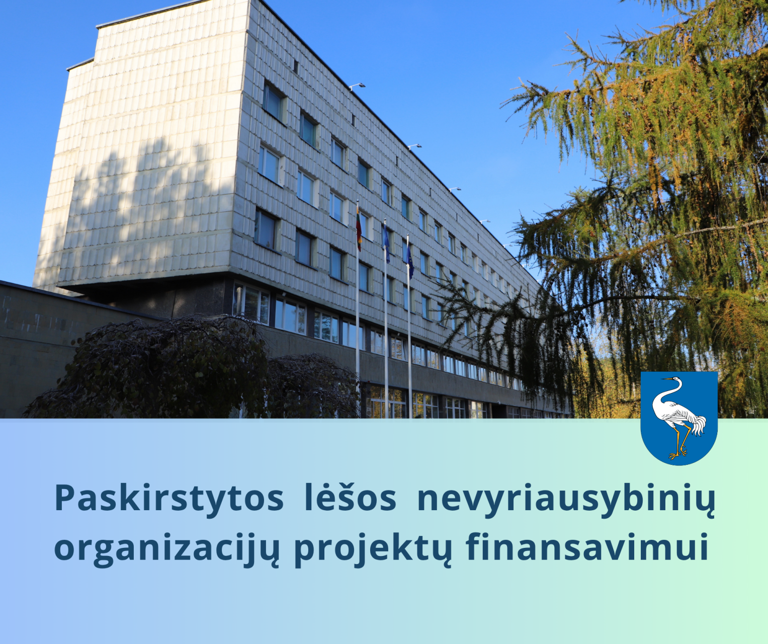 Paskirstytos lėšos nevyriausybinių organizacijų projektų finansavimui