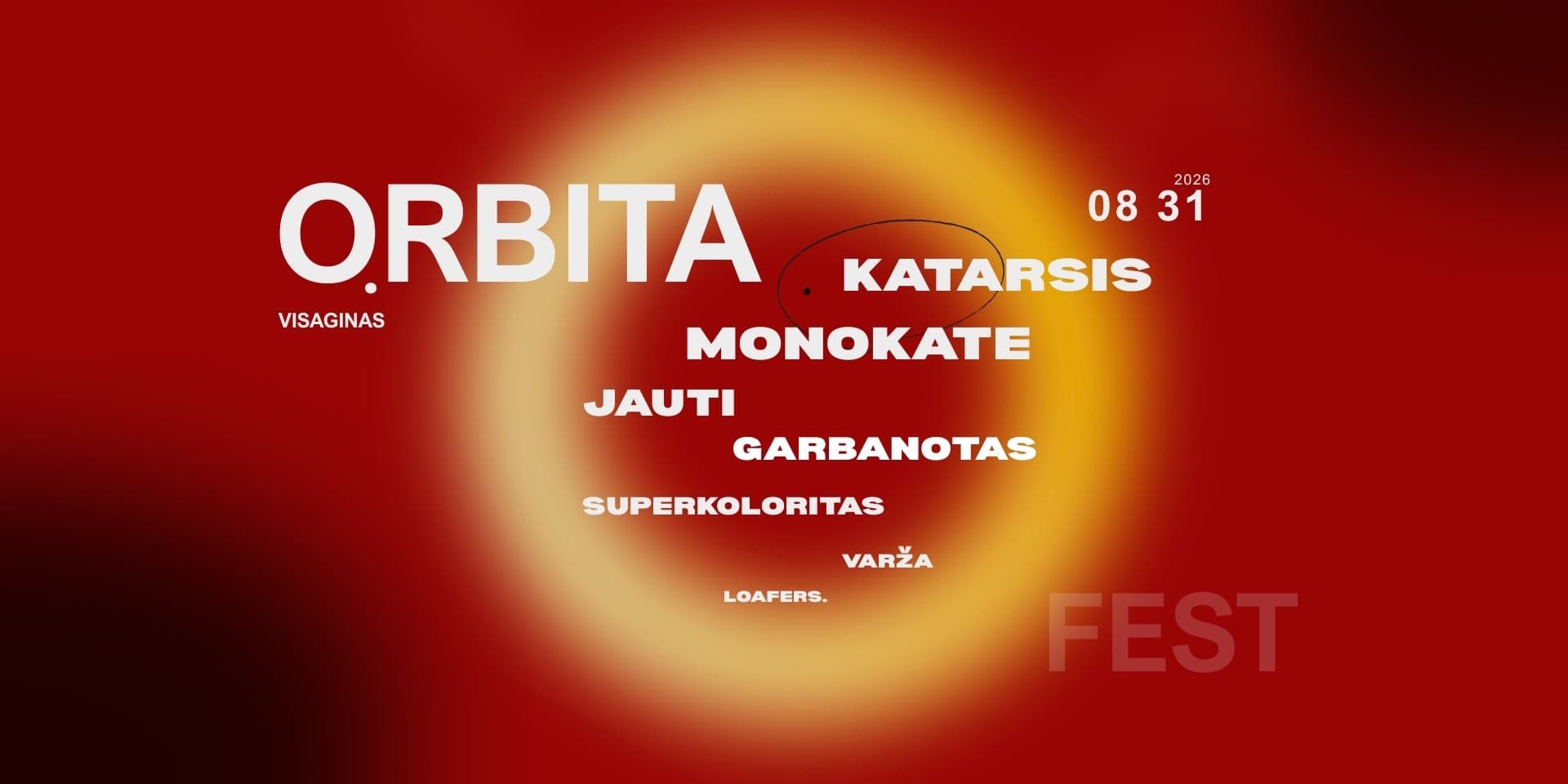 Kviečiame į muzikos festivalį „ORBITA Fest“ Visagine!