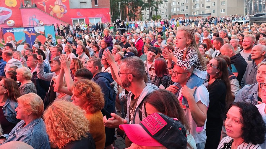 51-й день рождения Висагинаса объединил тысячи жителей и гостей города (видео)