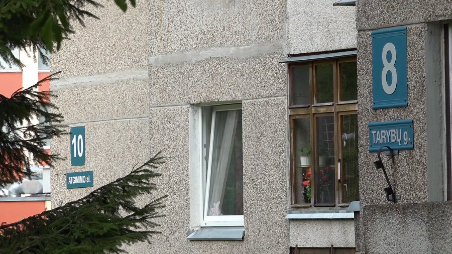Улица Тарибу постепенно становится аллеей Атгимимо