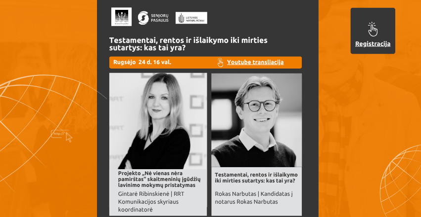 Skaitmeninio raštingumo projektas „Nė vienas nėra pamirštas“ kviečia į nuotolinę paskaitą
