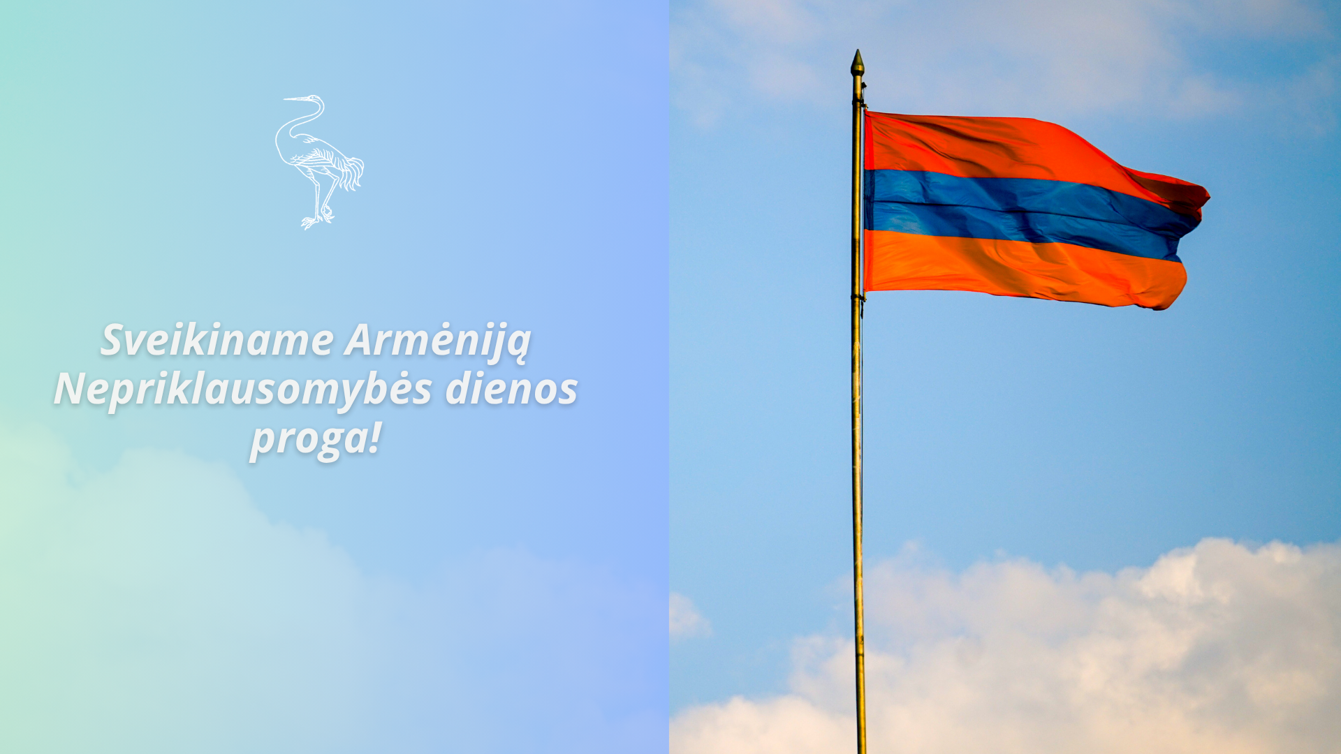 Sveikiname Armėniją Nepriklausomybės dienos proga!