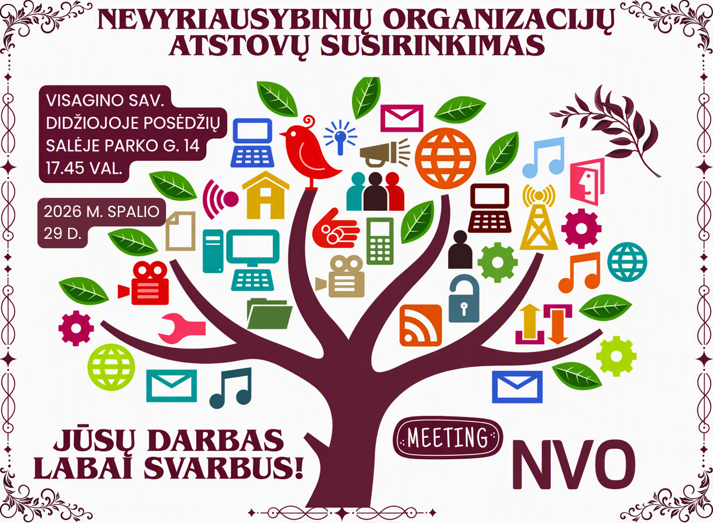 Nevyriausybinių organizacijų atstovų susirinkimas